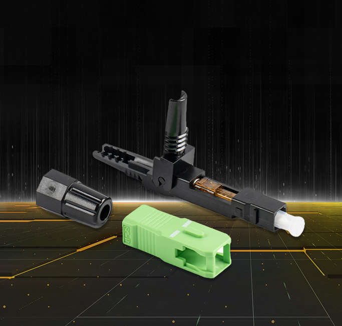 Connecteur rapide à fibre optique 